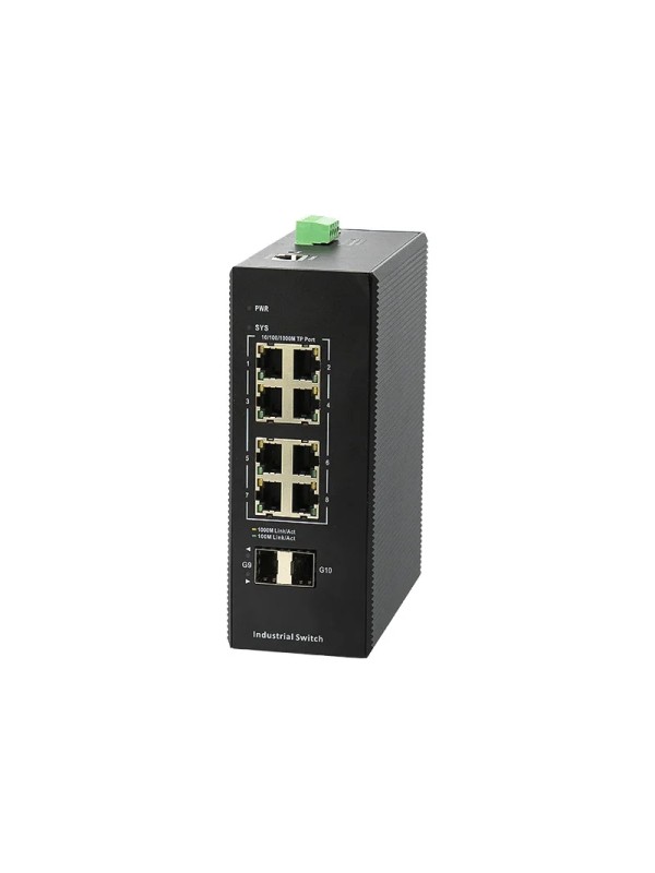 BDCOM Managed Industrial POE Switch IES200-V25-2S8P